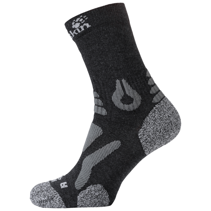 Turistika Pro Klasický Strih Nová Jack Vlčia Koža Tmavo šedá