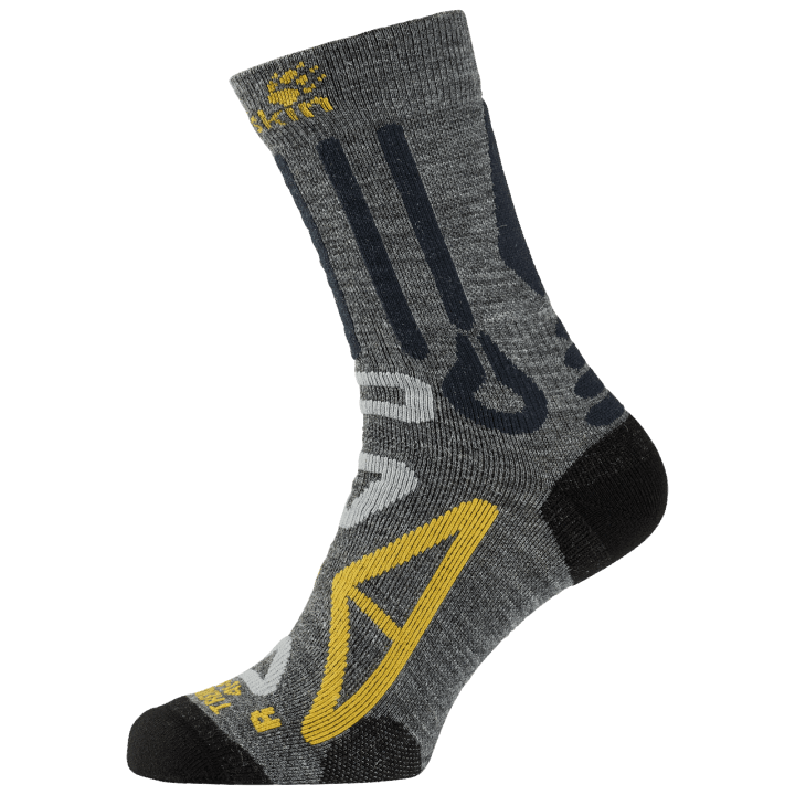 Jack Wolfskin Dark Grey Trekingové Kolekcie Ponožiek Klasického Strihu