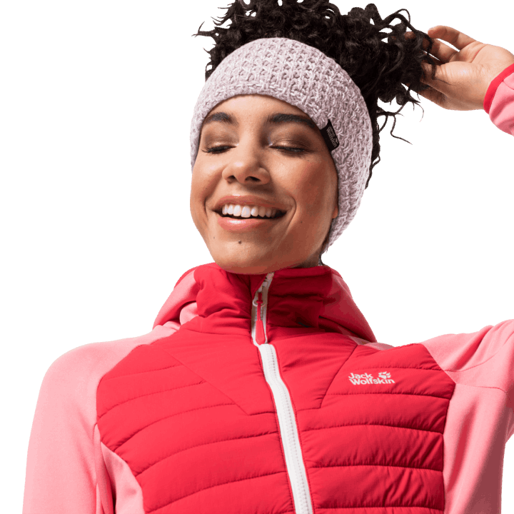 Kolekcie Dámska Highloftová čelenka Jack Vlčia Koža Fialová Perla