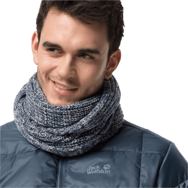 Snow Flurry Loop Zber Jack Vlčia Koža Polnočná Modrá