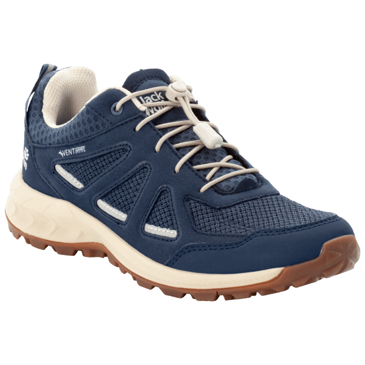 Horúca Tmavomodro-béžová Jack Wolfskin Woodland 2 Prieduch Nízky š