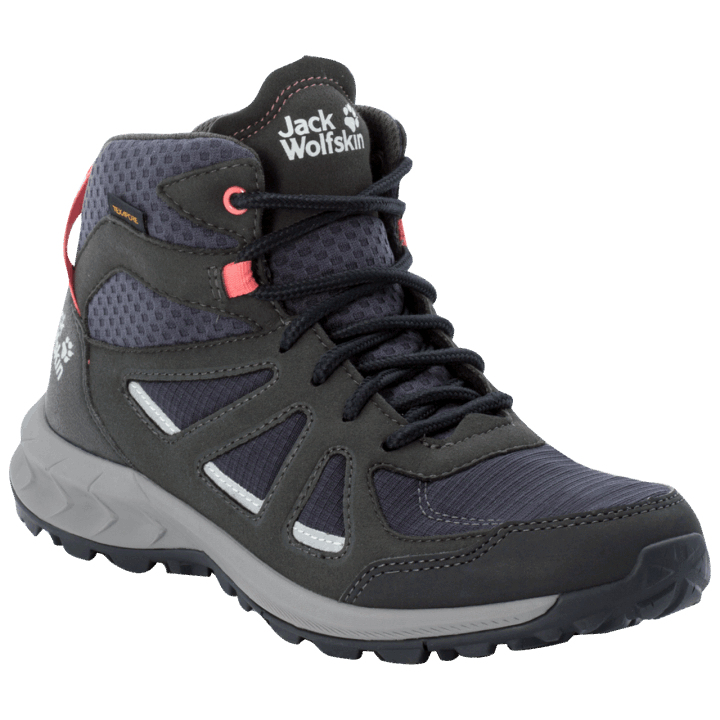 Woodland 2 Texapore Mid W Jack Wolfskin Fashion Tmavomodro-ružová
