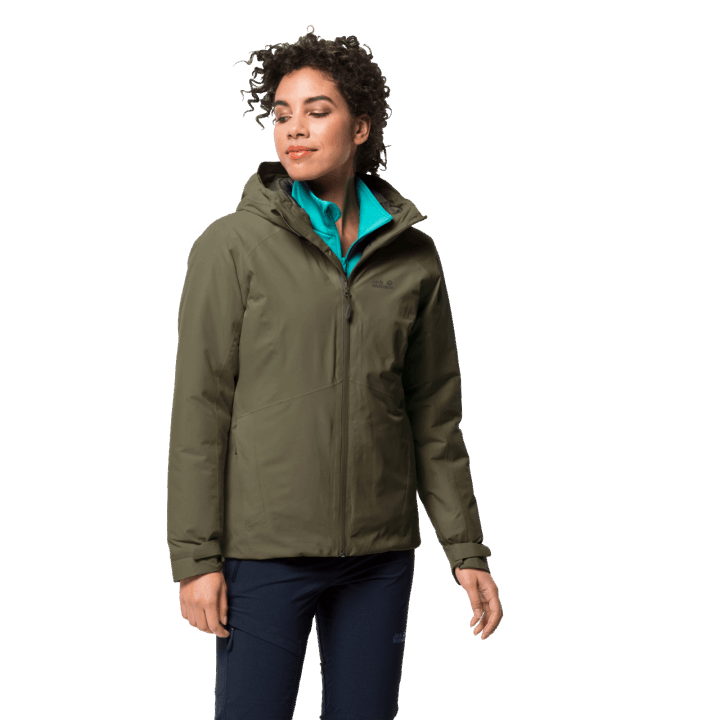 Jack Wolfskin New Granite Dámska Argónová Búrková Bunda