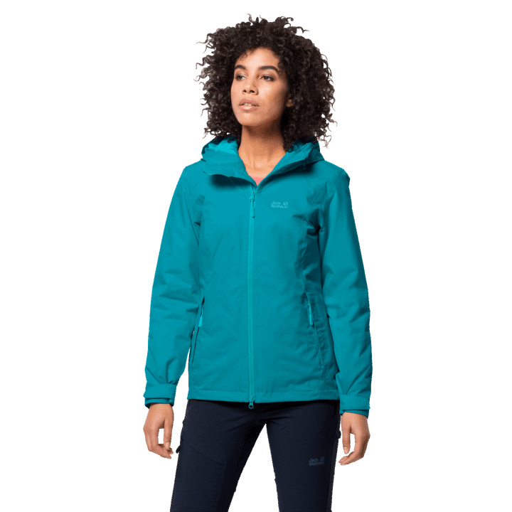 Tmavá Azúrová Dámska Mrazivá Ranná Bunda Originál Jack Wolfskin