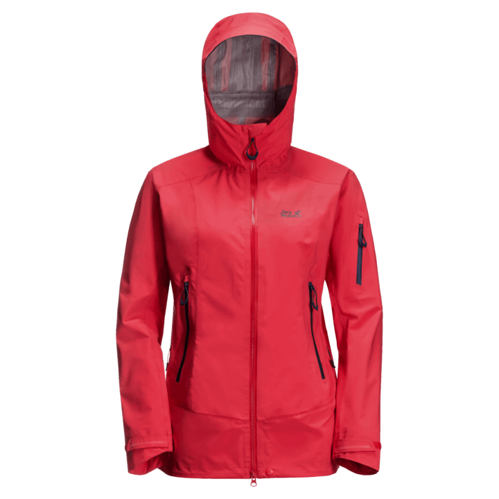 Tulip Red Jack Wolfskin Origins Dámska Exolight Pro Bunda