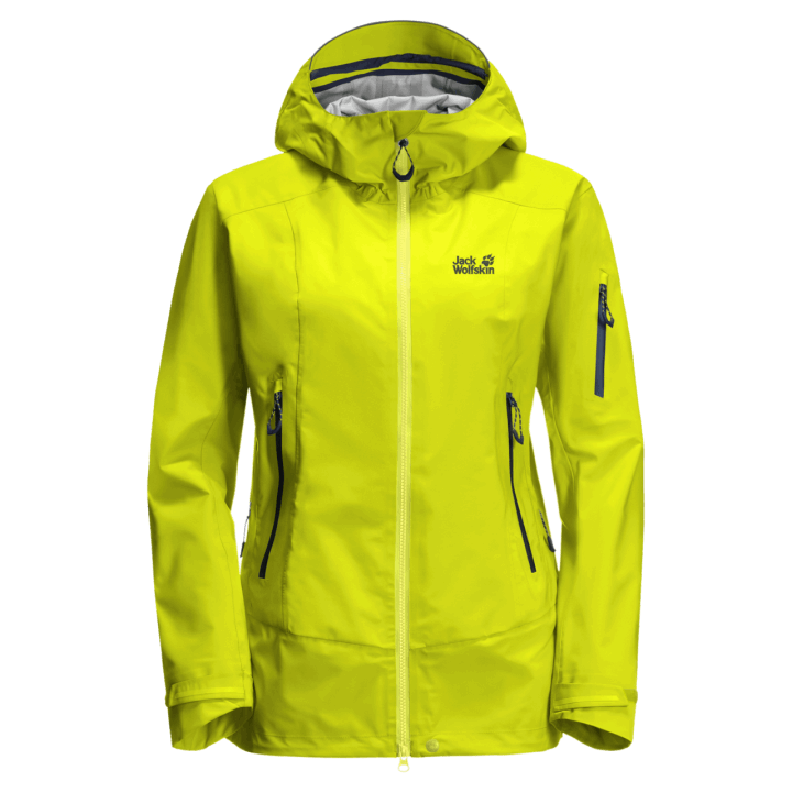 Blikajúca Zelená Jack Wolfskin Dámska Exolight Pro Bunda Zn