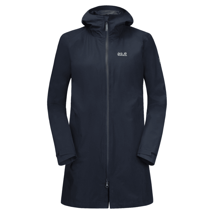 Nočná Modrá Značky Jack Wolfskin Dámsky Kabát Jwp