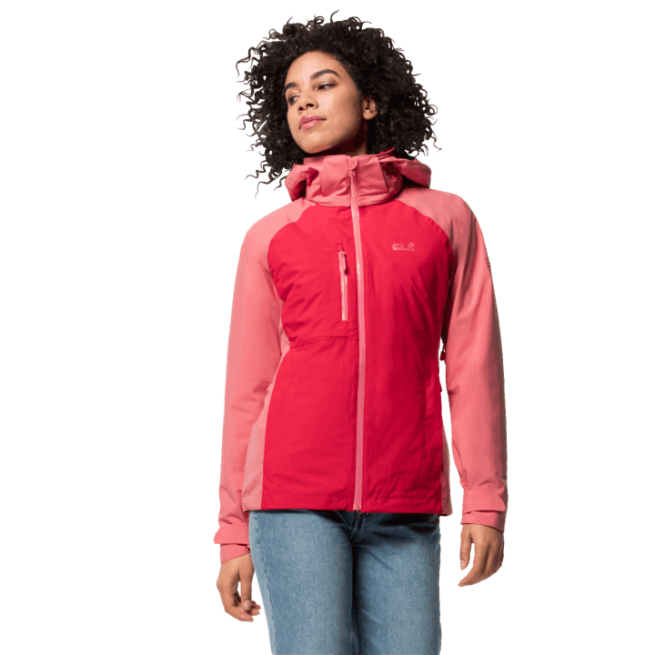 Dámsky Držiak Emin 3v1 Jack Vlčia Koža číry červený Originál