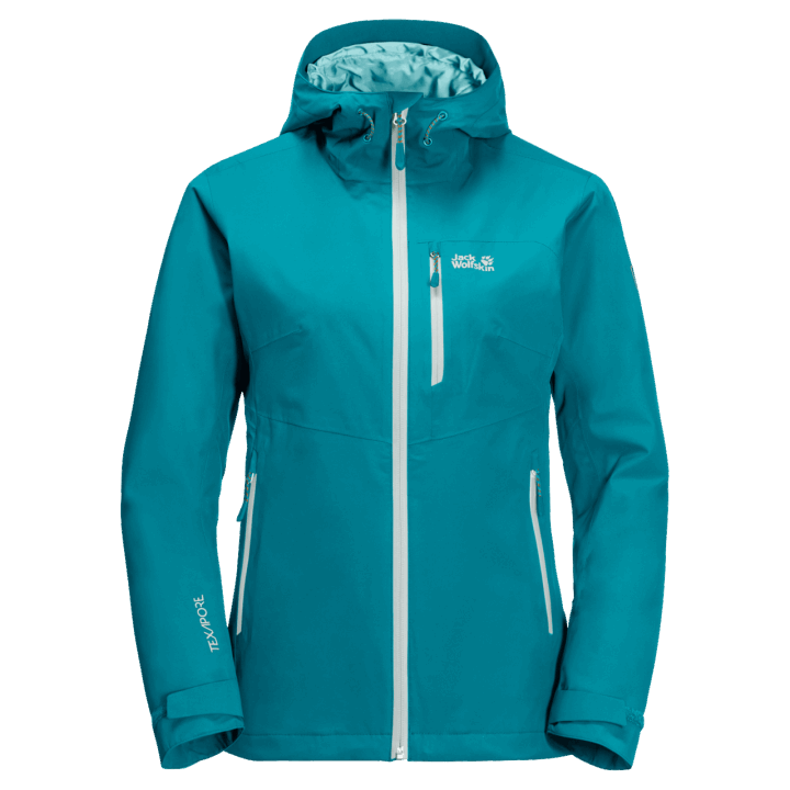 Tmavá Azúrová Dámska šiltová Bunda Jack Wolfskin Kolekcia