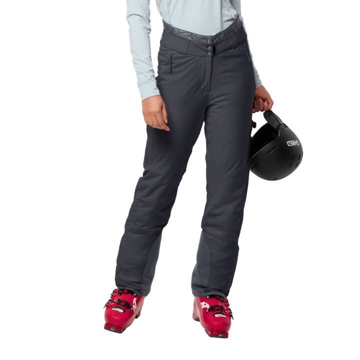 Horúce Ebenové Dámske Snehové Vrchné Nohavice Jack Wolfskin