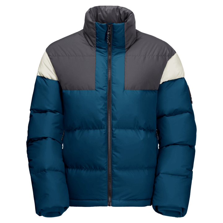 Dámska 365 Nebojácna Páperová Bunda Originál Poseidon Blue Jack Wolfskin