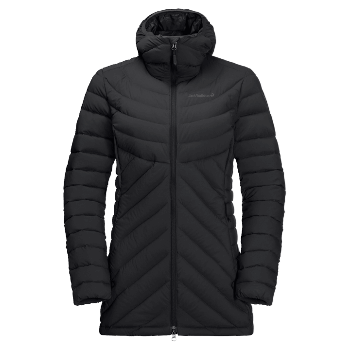 Jack Wolfskin Fashion čierny Dámsky Atletický Páperový Kabát