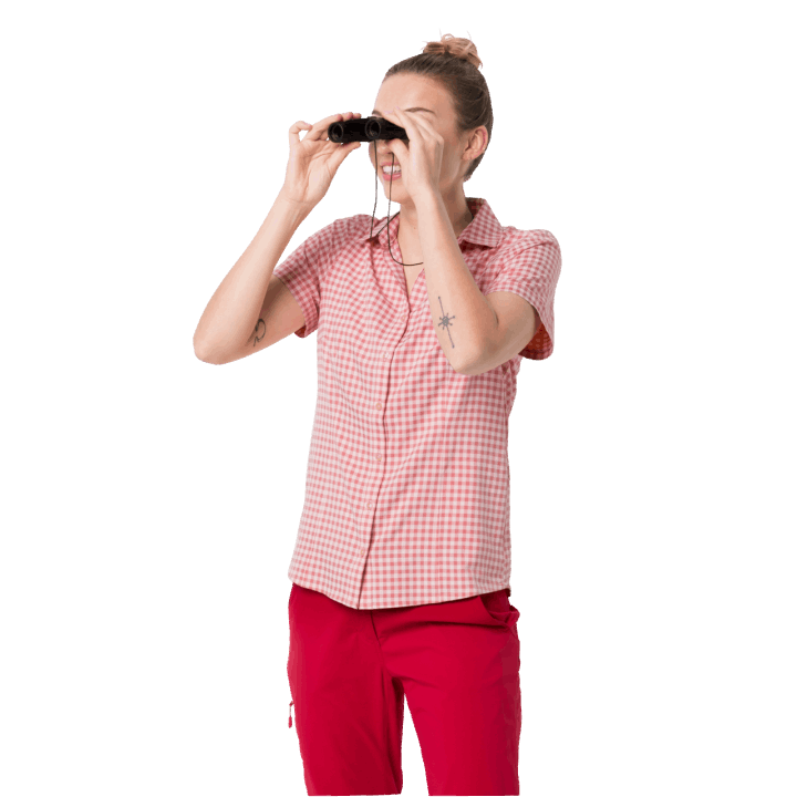 Dámska Košeľa Kepler Jack Vlčia Koža Originál Blush Pink Kár