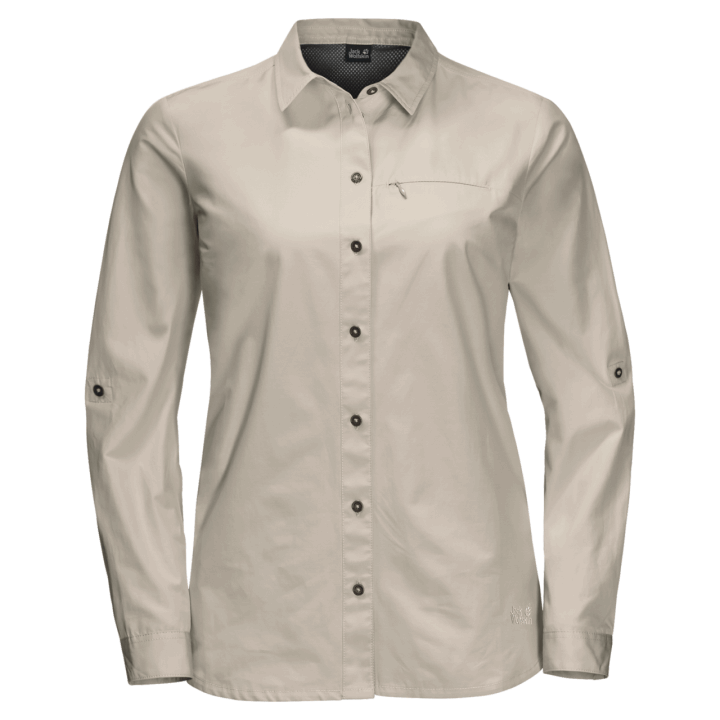 Dámska Vyhrňovacia Košeľa Pri Jazere Dusty Grey Best Jack Wolfskin