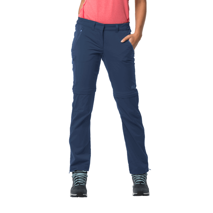 Jack Wolfskin Dámske Overland Zip Away Tmavé Indigo Zn