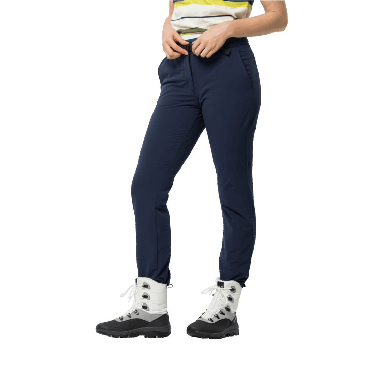 Polnočná Modrá Nové Dámske Zimné Lifestylové Nohavice Jack Wolfskin