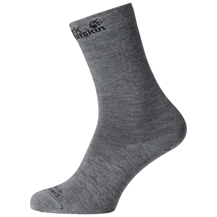 Origins Merino Klasický Strih Ponožky Jack Vlčia Koža Sivý Vres