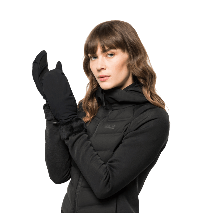 Značky Jack Wolfskin čierne Dámske Stormlock Highloft Palčiaky