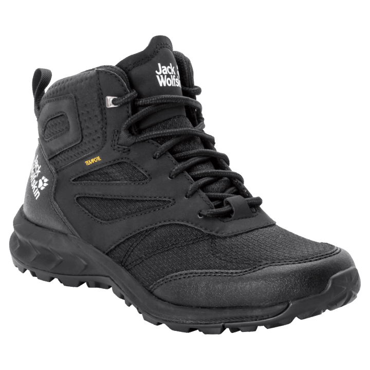 čierne Kolekcie Jack Vlčia Koža Dámska Woodland Texapore Stred