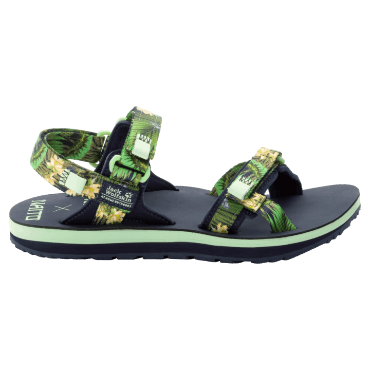 Originálne Dámske Outfresh Deluxe Sandále Polnočná Modrá Po Celej Jack Vlčej Koži