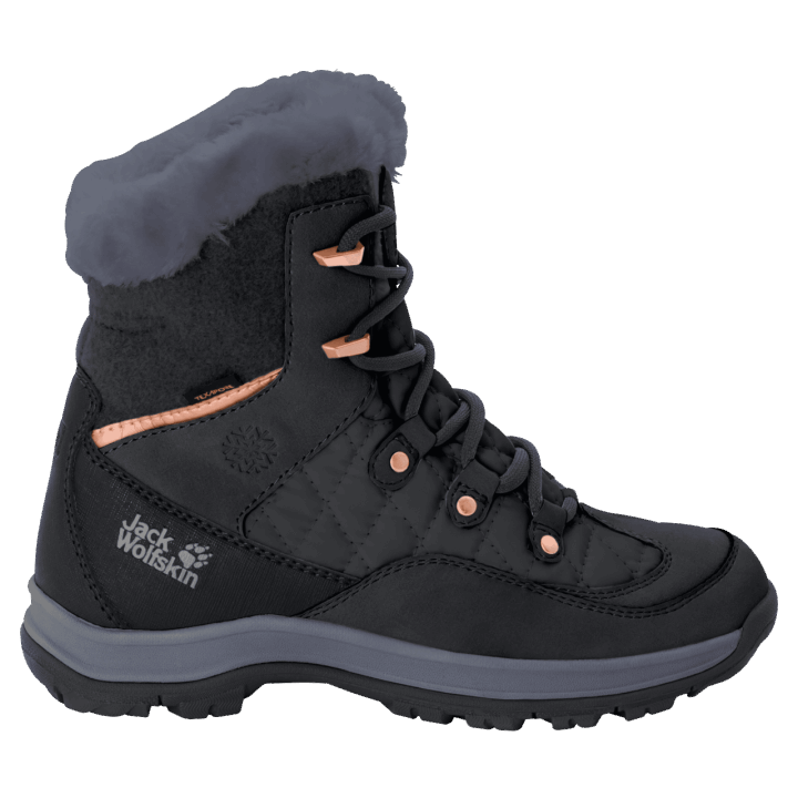 Dámska Kolekcia Cold Bay Texapore Mid Jack Vlčia Koža čierno-tmavo šedá