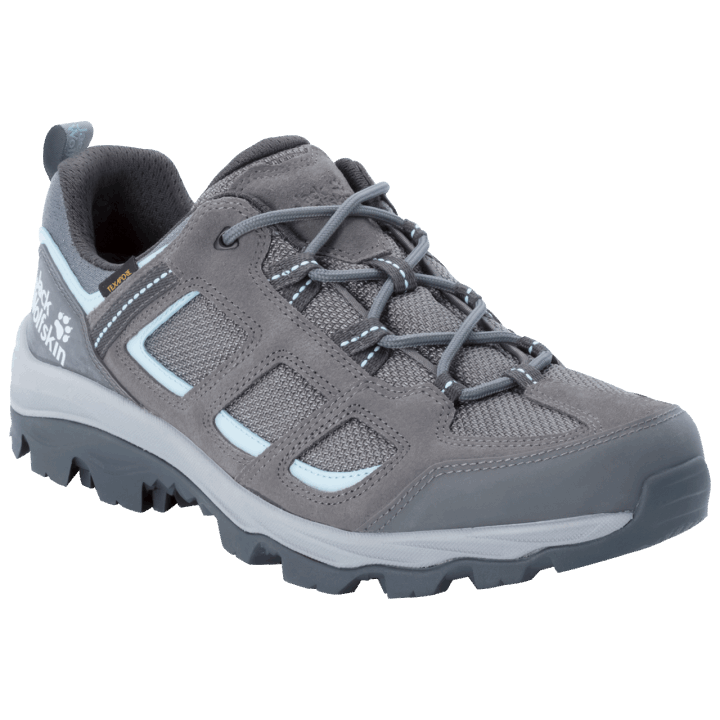 Dámske Vojo 3 Texapore Low Tarmac Sivo-svetlomodrý Jack Pôvod Z Vlčej Kože