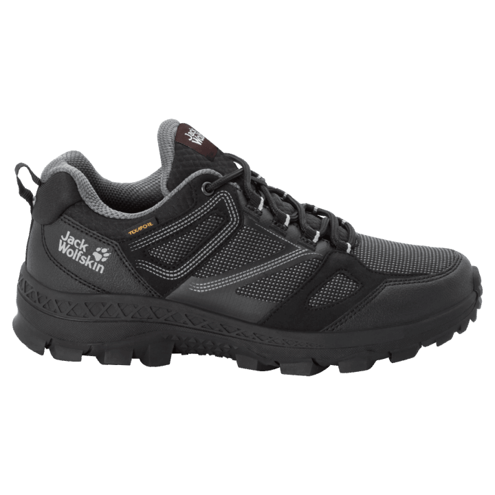 Módne Dámske Zjazdové Texapore Nízke čierno-sivé Jack Wolfskin