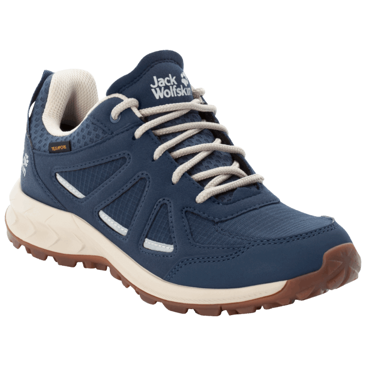 Kolekcie Jack Wolfskin Woodland 2 Texapore Low W Tmavomodro-béžová