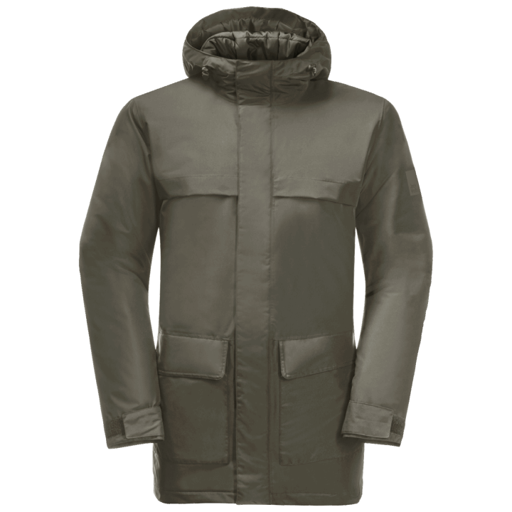 Jack Wolfskin Dusty Olive Pánska Winterlager Parka Pôvod
