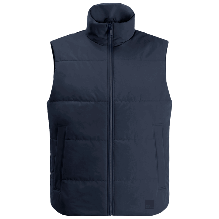 Nočná Modrá Pánska Biela Mrazivá Vesta Kolekcia Jack Wolfskin