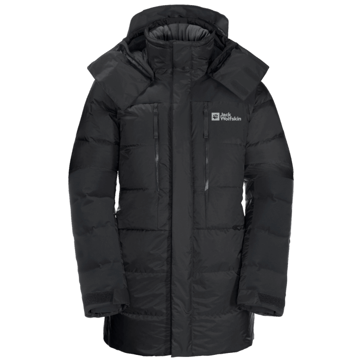 Horúca čierna Pánska Kuchárska Bunda Zo Série 1995 Jack Wolfskin