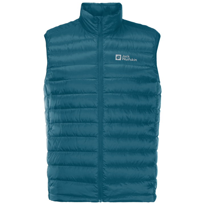 Jack Wolfskin Blue Coral Pánske Pack & Go Down Vesta Značky