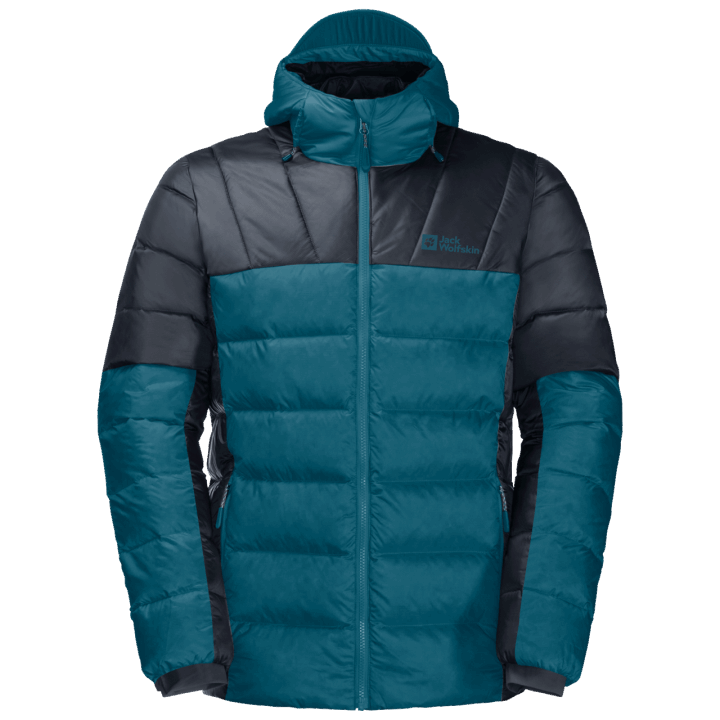 Jack Wolfskin Original Blue Coral Pánska Nebelhorn Páperová Kapucňa
