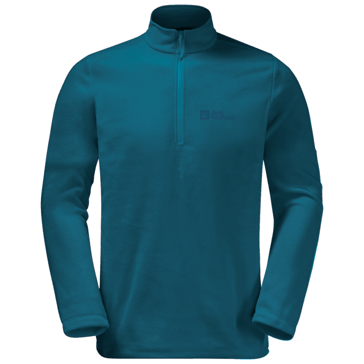 Modrý Koral Značky Jack Wolfskin Pánske Taunus Polovičný Zips