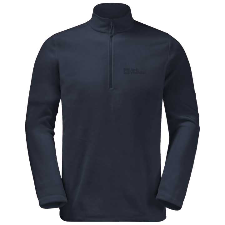 Kolekcia Jack Wolfskin Pánske Taunus Polovičný Zips Nočná Modrá