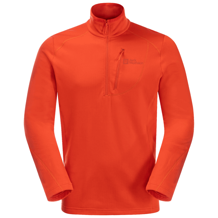 Jack Wolfskin Kolekcie Wild Brier Pánske Kolbenberg Polovičný Zips