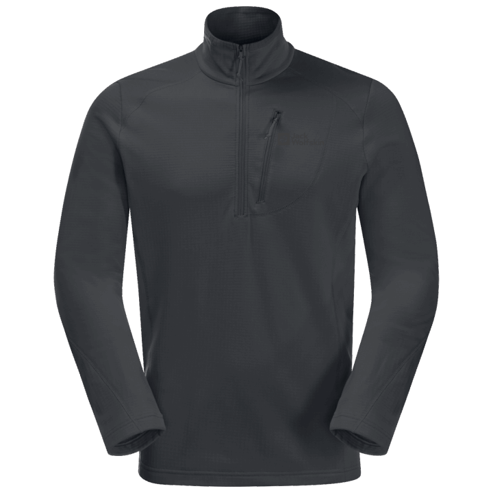 Jack Wolfskin Pánsky Kolbenberg Polovičný Zips Fantómový Pôvod