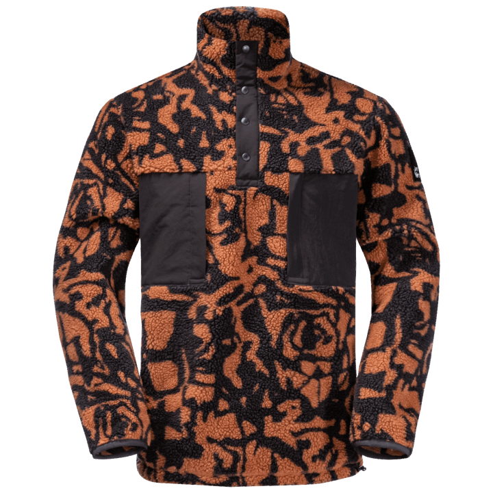 Pánska Pank Hudson Snap Fashion Tehlová Celoplošná Jack Vlčia Koža