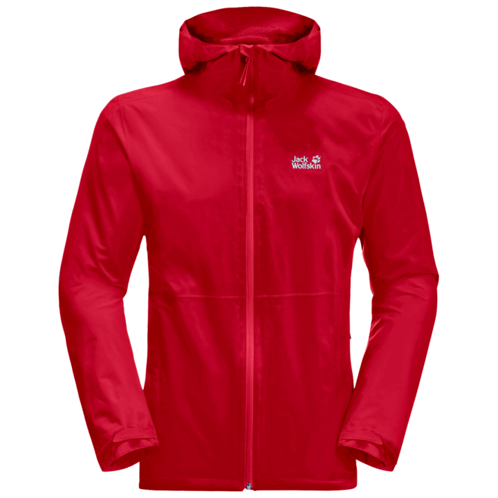 Pánska Kolekcia Pack & Go Shell Jack Vlčia Koža Adrenalínová červená