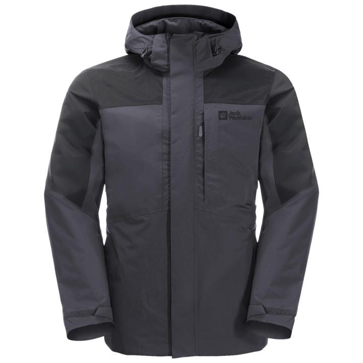 Hot Jack Wolfskin Ebenová Pánska Bunda Romberg 3v1