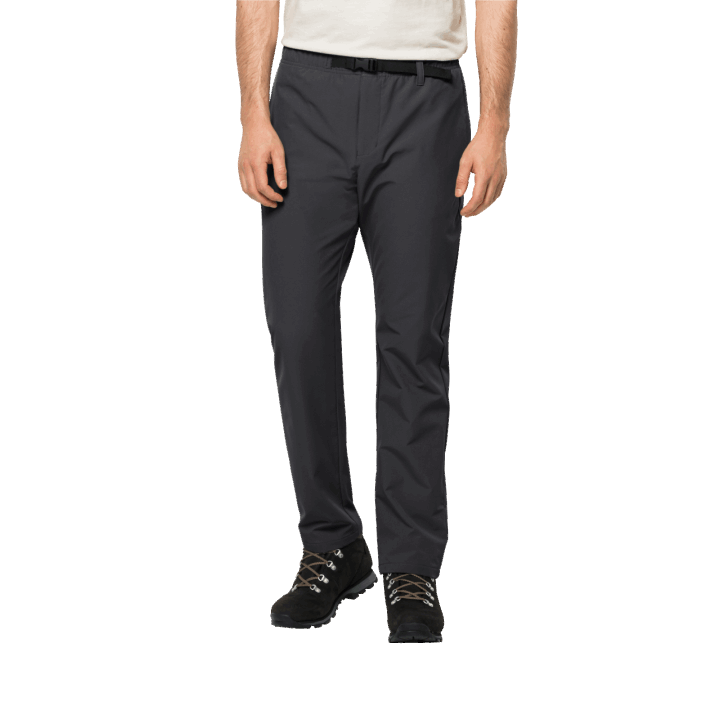 Horúce Pánske Zimné Vychádzkové Nohavice Jack Wolfskin Black