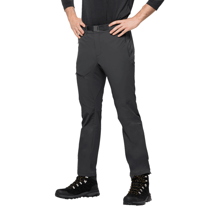 Kolekcie čierne Pánske Holdsteig Nohavice Jack Wolfskin