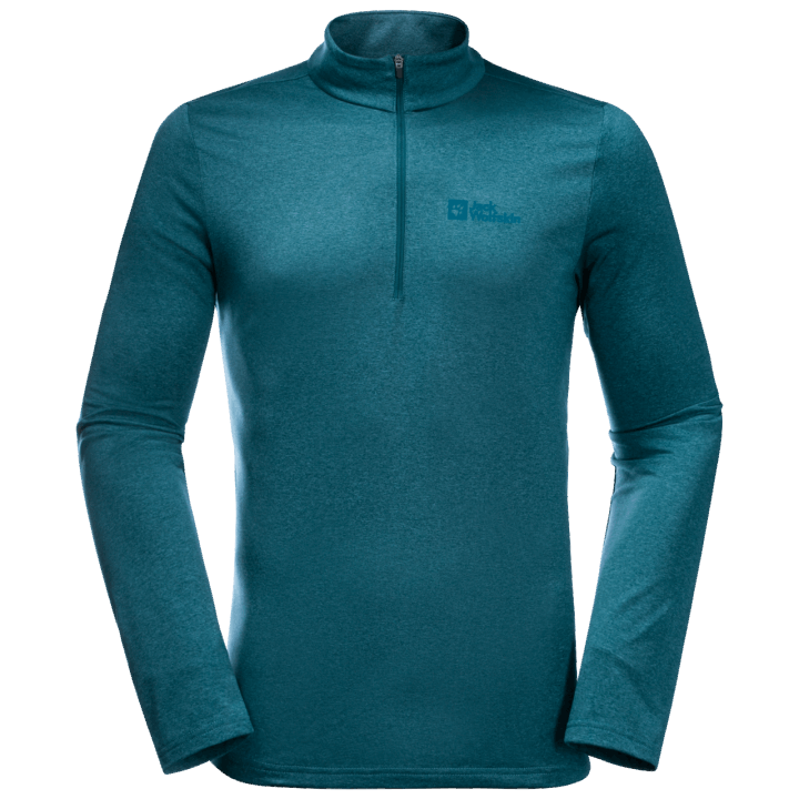 Modrá Koralová Jack Vlčia Koža Značky Pánske Sky Termo Polovičný Zips