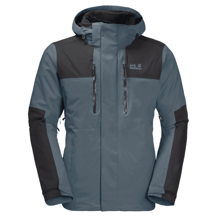 Pôvod Jaspis 3v1 Pánske Jack Vlčia Koža Búrková šedá