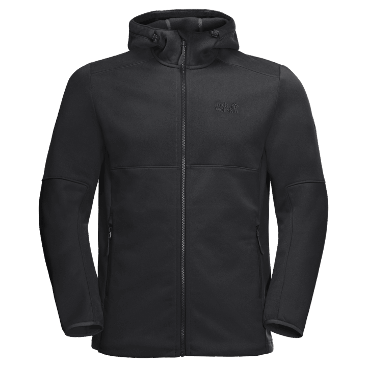 Pánska Hydro Bunda S Kapucňou Ii Jack Wolfskin Best Black