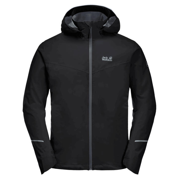 Značky Jack Wolfskin čierna Pánska Atlasová Turistická Bunda
