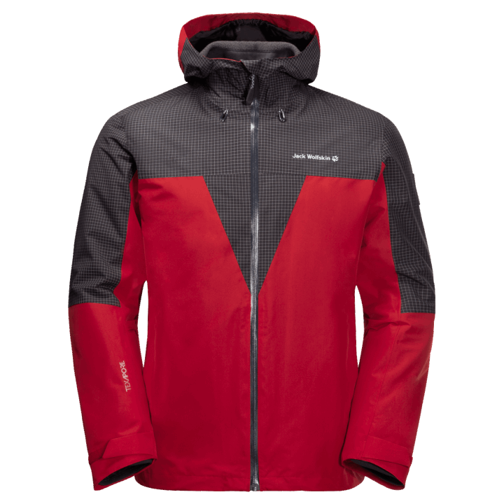 Pánska Dna Rapsódia 3v1 červený Lak Origins Jack Wolfskin