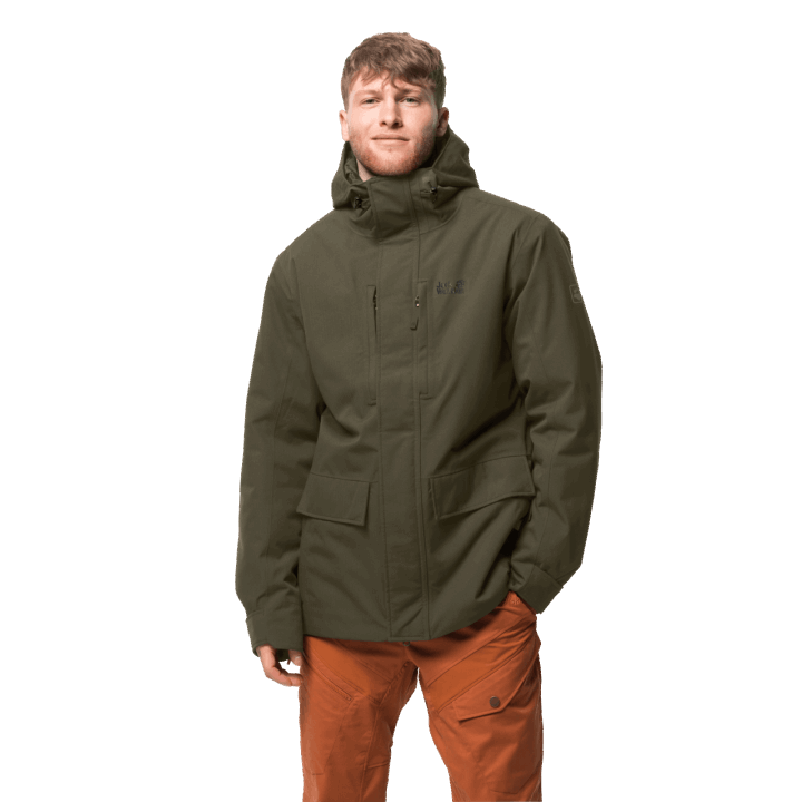 Jack Wolfskin Nová Bonsajová Zelená Bunda Zo Západného Pobrežia