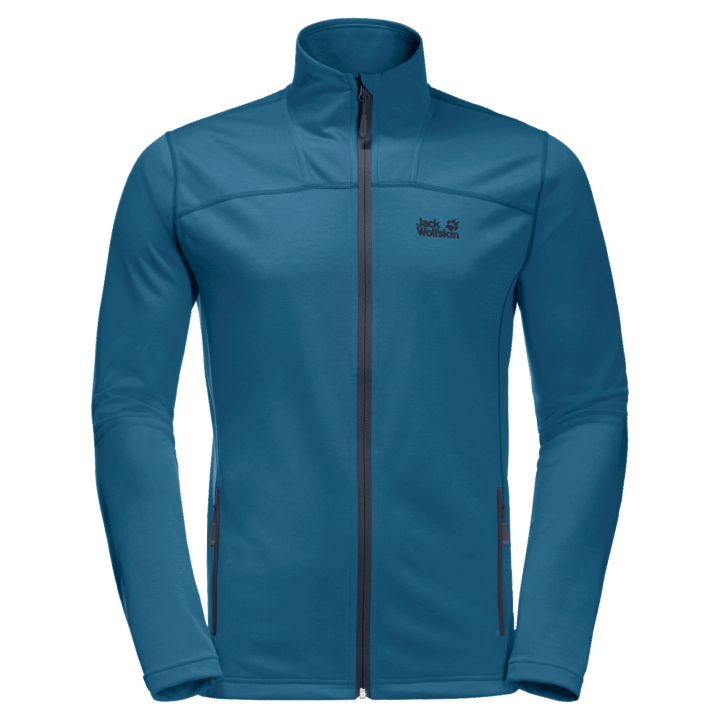 Pánska Bunda Horizont Jack Vlčia Koža Tmavý Kobalt Best