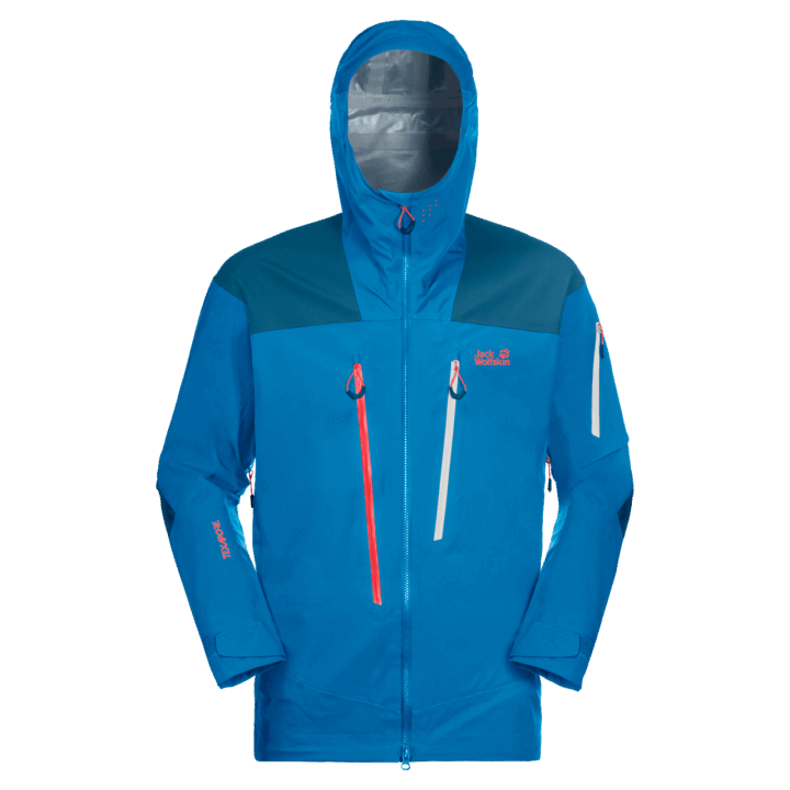 Pánska Horská Bunda Na Samotu Modrá Pacific Kolekcia Jack Vlčia Koža